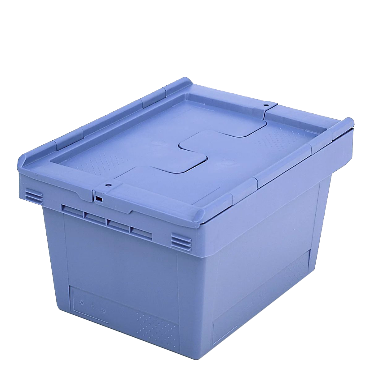Blaue Versandbox